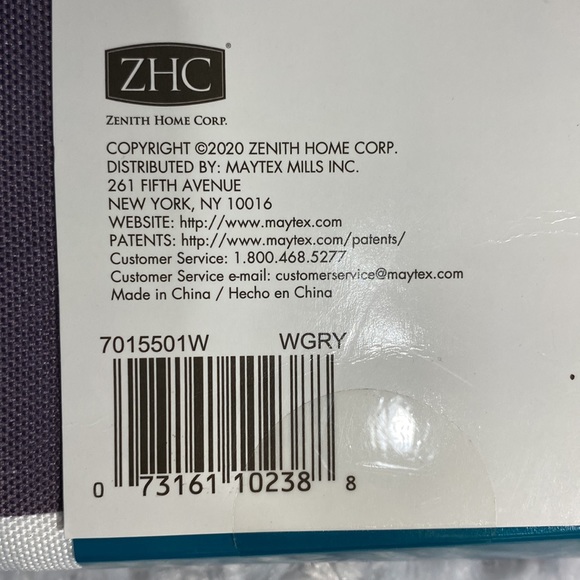 Zenna home fabric shower curtain NWT - Picture 4 of 5